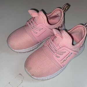 ✨ pink toddler nautica shoes